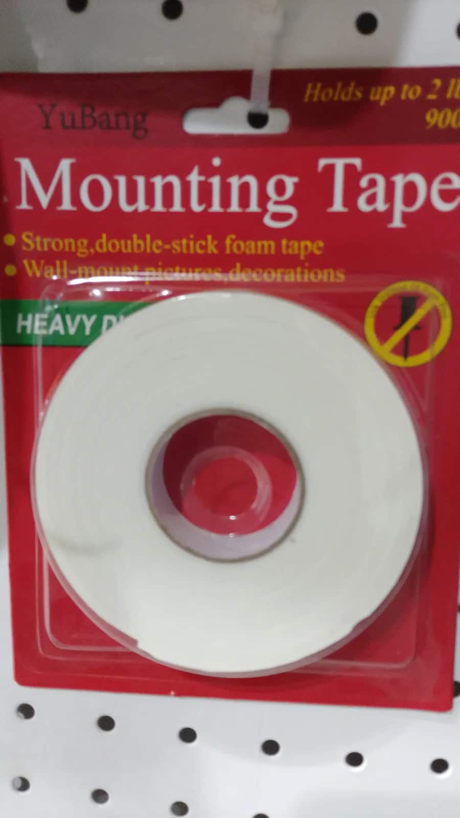 White Mounting Tape - Small (3/4'')
