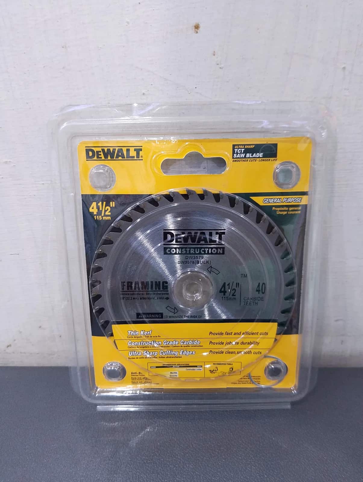 Circular Disc - DEWALT 40T (4.5-inch)
