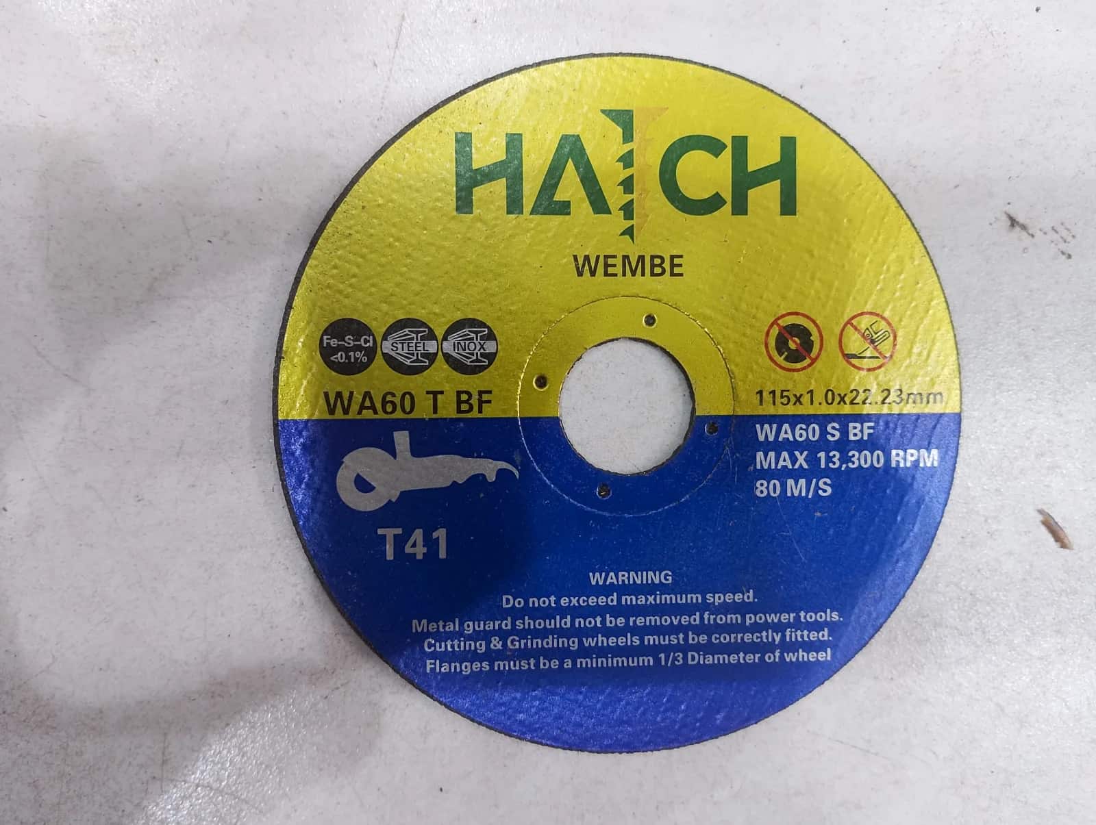 Cutting Disc - HATCH (4.5-inch)