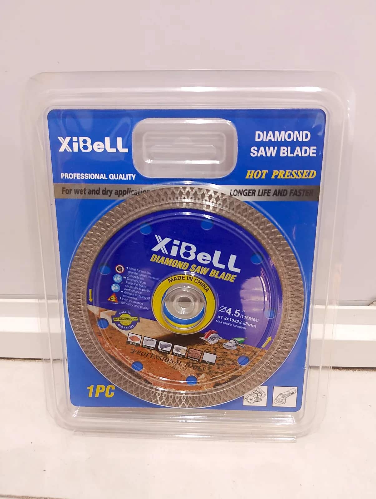Tile Cutting Disc - Blue XiBELL (4.5-inch)