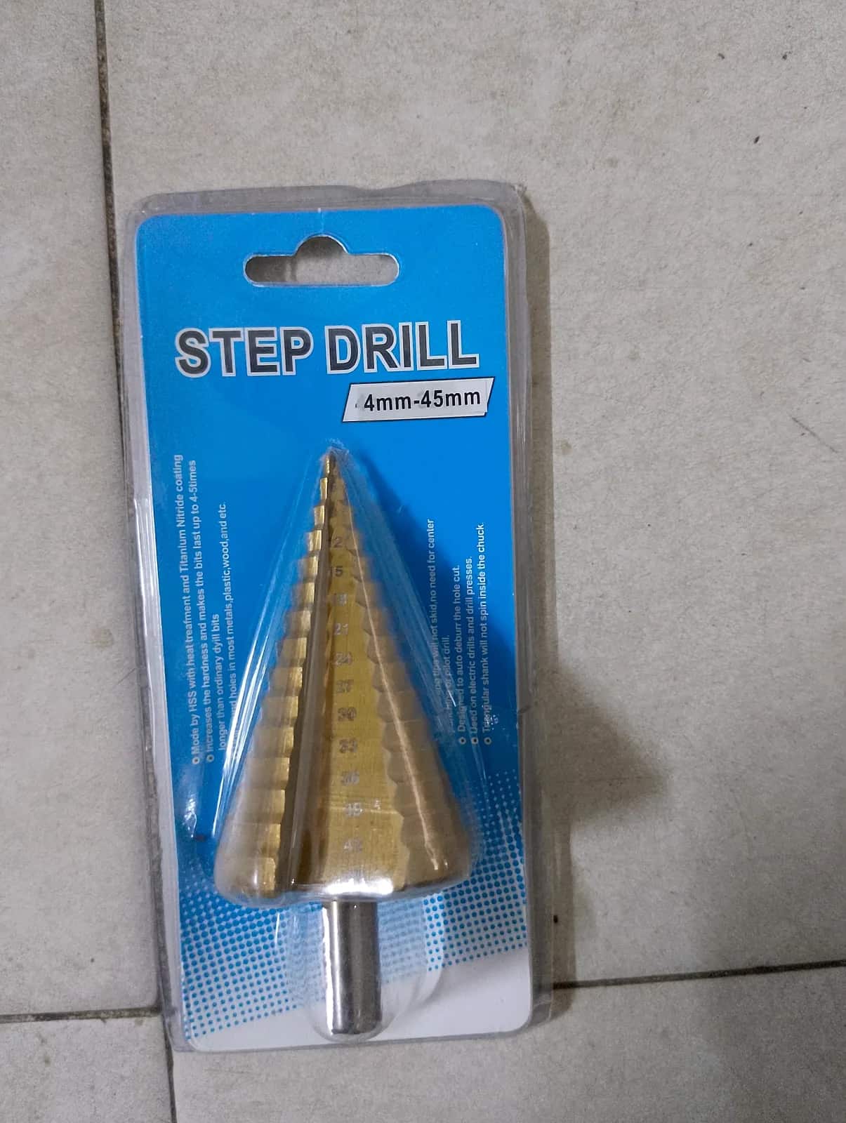 Step Bit - (4-45)mm