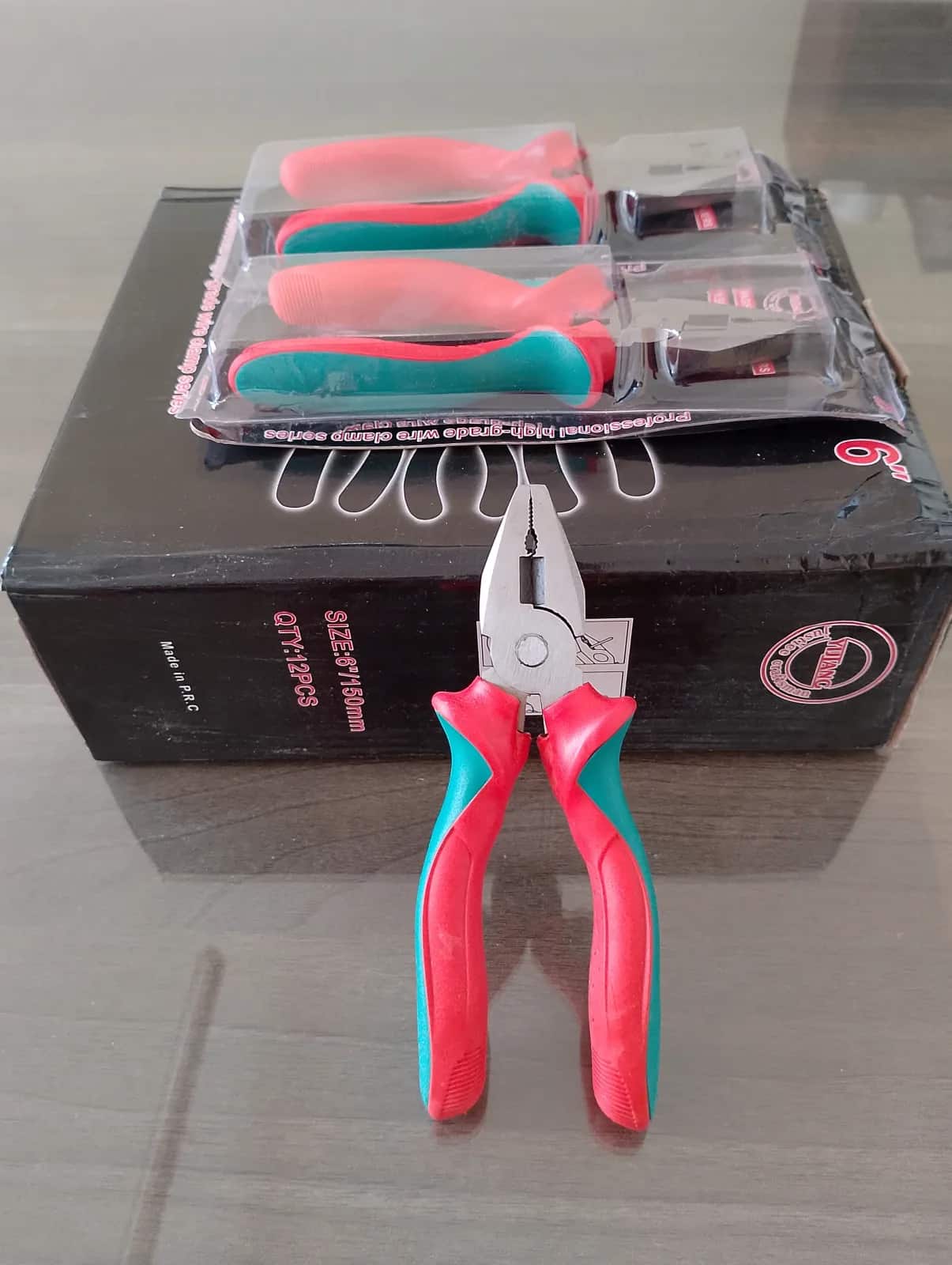 Pliers - Green & Red (6-inch)