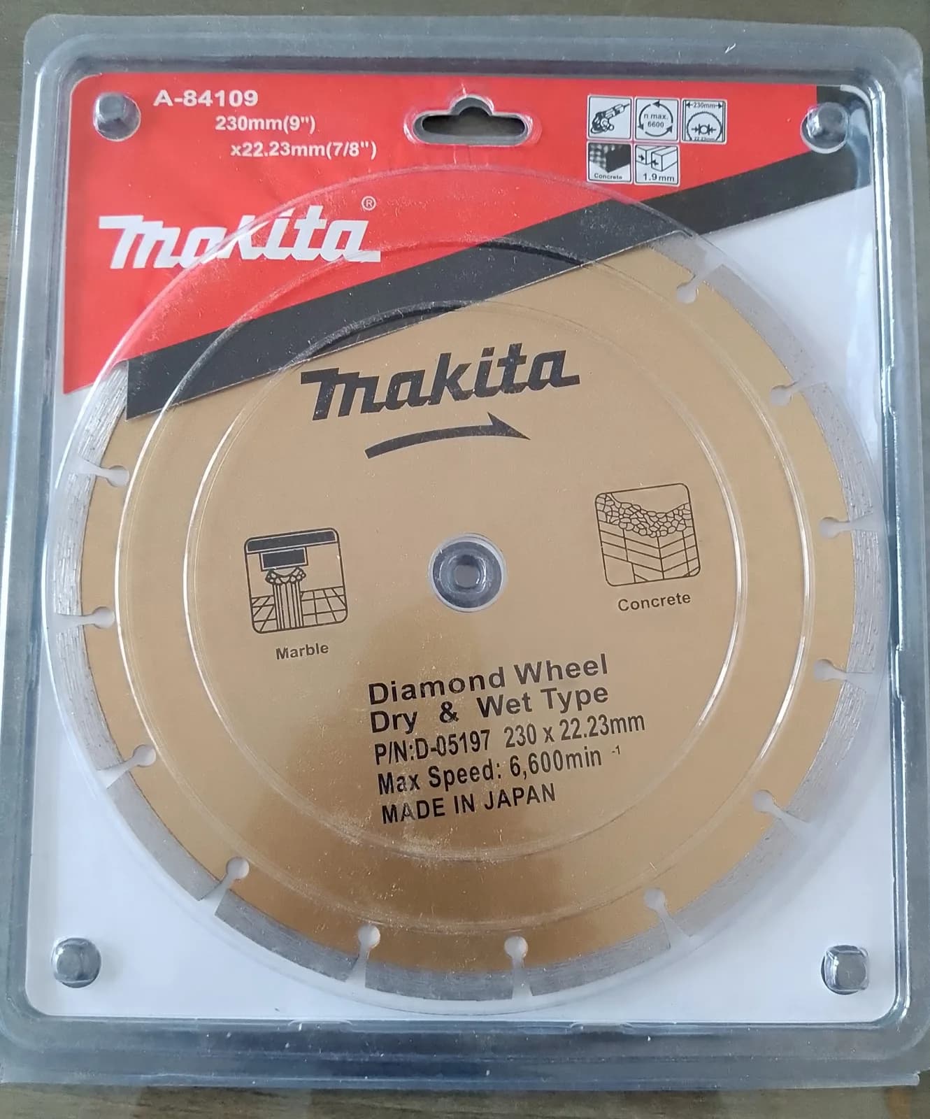Diamond Disc - MAKITA (9-inch)