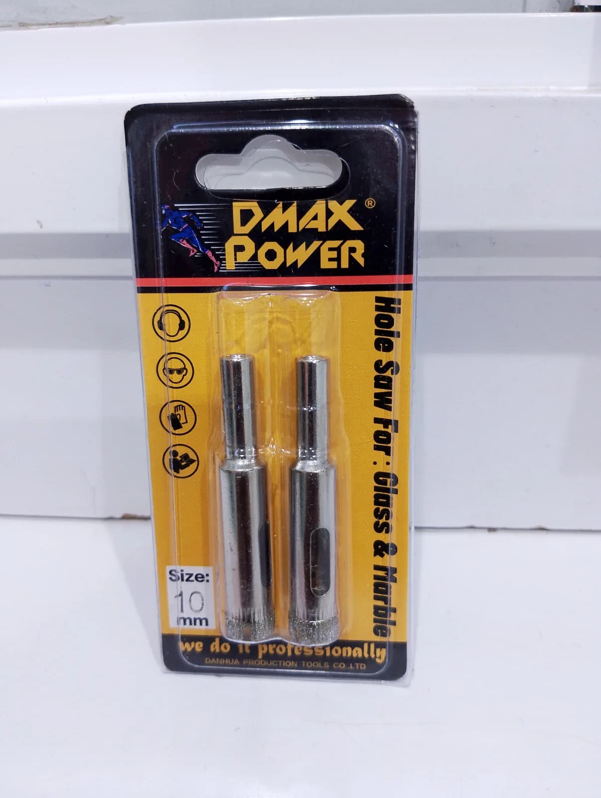 Glass Hole Saw - DMAX 2pc (10mm)