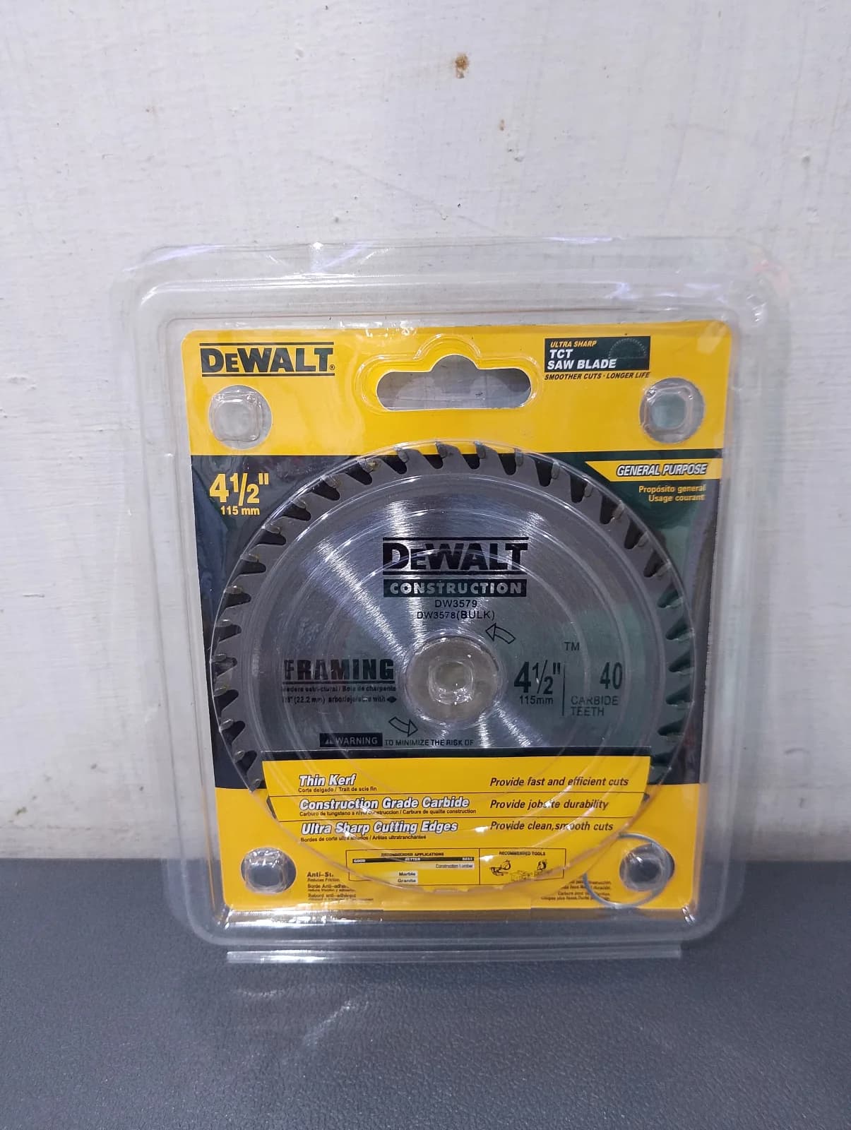 Circular Disc - DEWALT 40T (4.5-inch)
