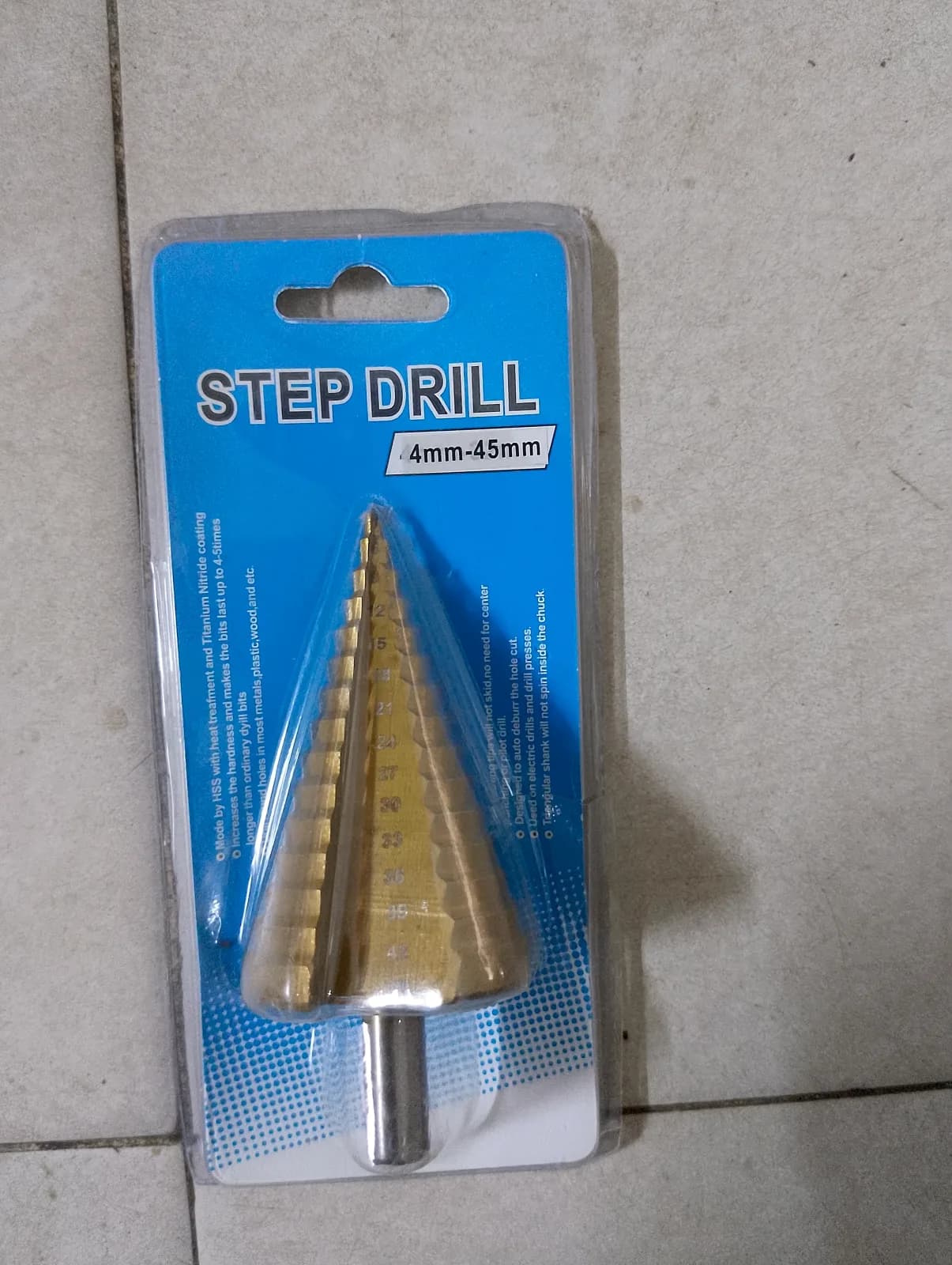 Step Bit - (4-45)mm