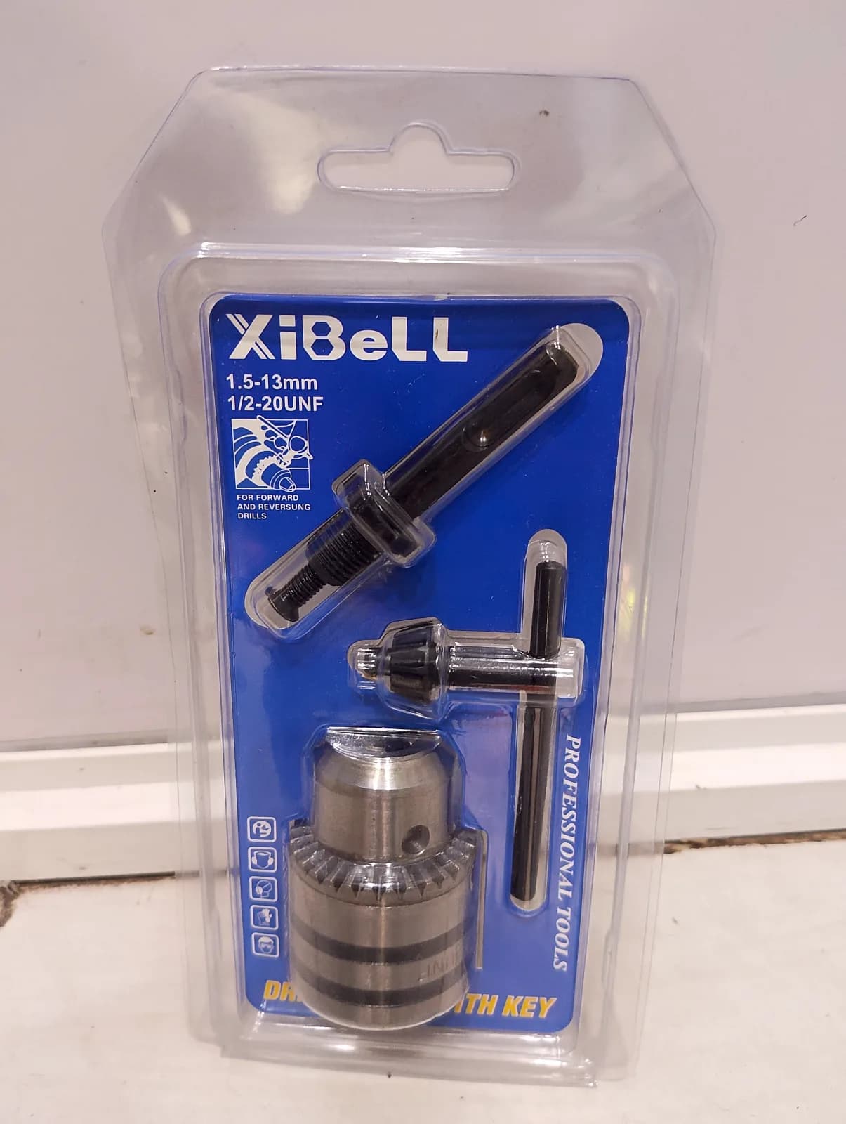 Drill Key Chuck - Metal XiBELL (13mm)