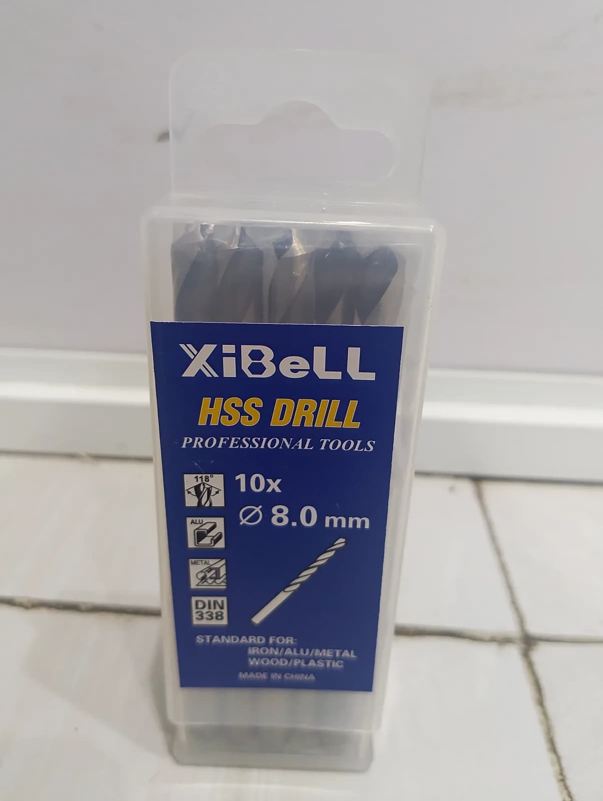 Steel Bit - 10pcs (8mm) pkt