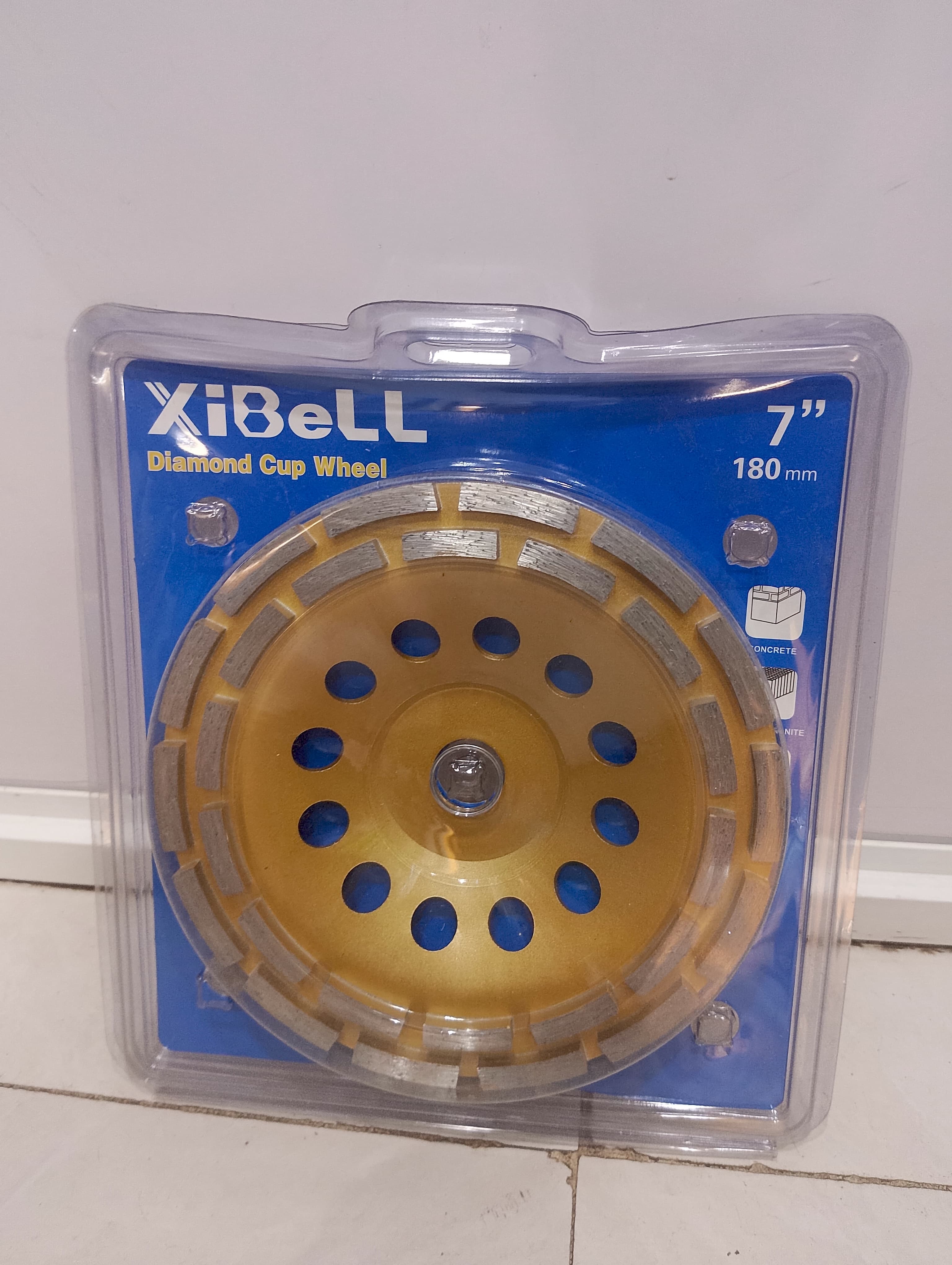 Diamond Cup Wheel - XiBELL Double (7-inch)